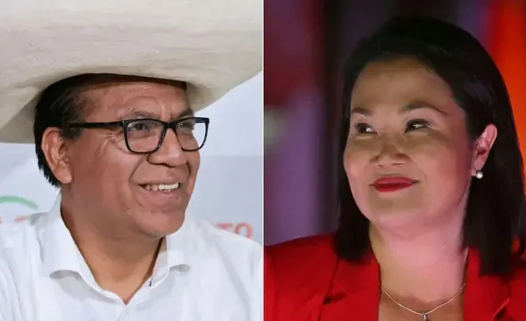 Perú: Sánchez adelanta a Fujimori en contienda sin definir