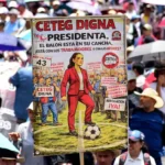 Profesores bloquearon acceso al estadio Azteca 48 horas antes de la inauguración del Mundial de Fútbol 2026 en ese recinto