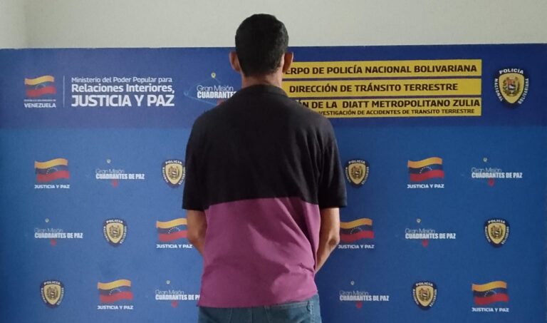 ¡Era buscado por la PNB! Polimaracaibo capturó al desalmado que arrolló a un ciudadano en la avenida La Limpia