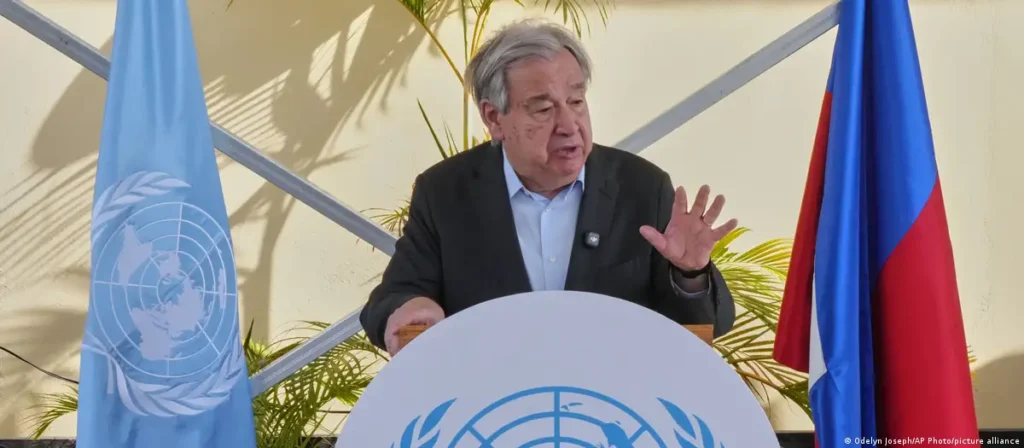 António Guterres en Haití: "Lo que he visto no me abandonará"
