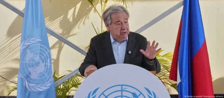 António Guterres en Haití: "Lo que he visto no me abandonará"
