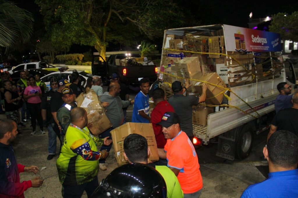 ‎Alcalde Giancarlo Di Martino: ‎"Más de 6 gandolas con más de 300 toneladas de insumos han salido de la Alcaldía de Maracaibo para la ZODI Zulia"