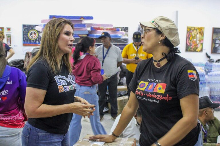 ¡Donativos para afectados en terremotos! Ana Clara Barboza de Di Martino: “Alcaldía cumple protocolos de control en sus centros de acopio”