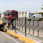 Avanzan trabajos de la Alcaldía de Maracaibo para adecuar paso peatonal en Galerías Mall