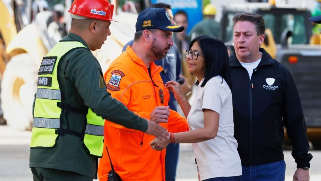 Delcy Rodríguez tras los terremotos: "Me han tocado cosas muy dolorosas"