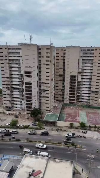 ¡Señales de vida de 21 personas! Equipos de rescate trabajan contra el tiempo en el edificio Oasis Beach