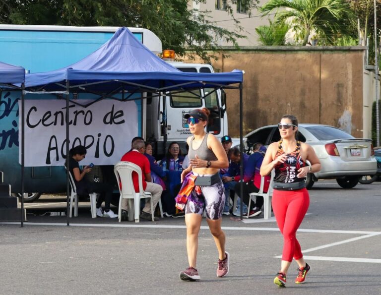 ¡Deporte y empatía! Ciclovía de la Alcaldía de Maracaibo se llena de apoyo humanitario