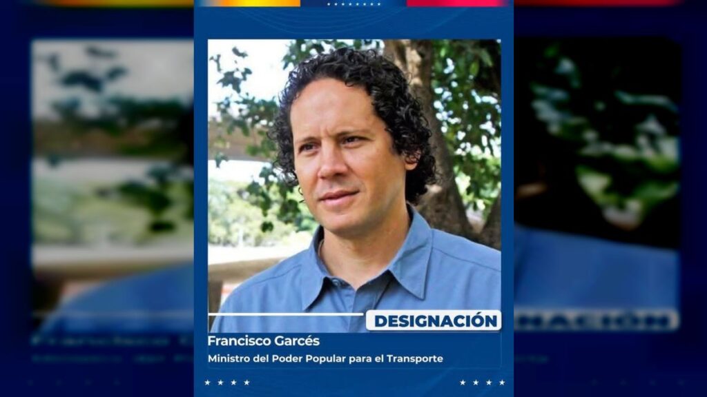Francisco Garcés es designado ministro de Transporte