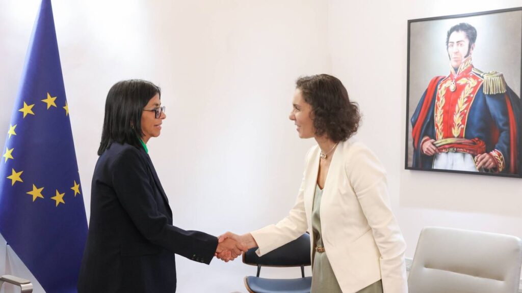 Delcy Rodríguez sostiene encuentro con Comisaria Europea de Preparación, Gestión de Crisis e Igualdad