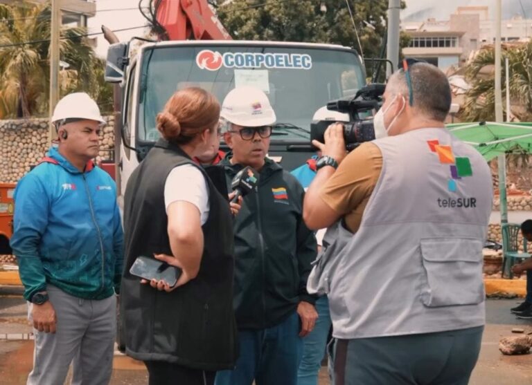 Restituido el 96% del servicio eléctrico en el estado La Guaira tras despliegue operativo