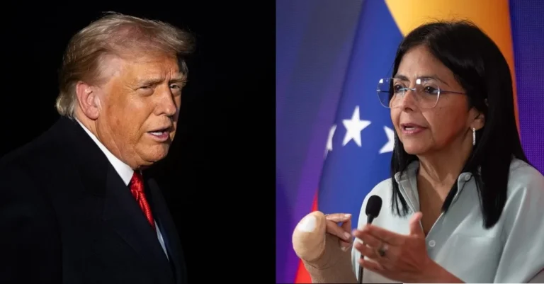 Gobierno de Trump pide inmunidad para Delcy Rodríguez en el caso de tres estadounidenses torturados
