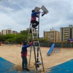 ‎¡Espacios limpios, ordenados y llenos de color! ‎ Parque La Paragua es entregado rehabilitado por la Alcaldía de Maracaibo