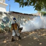 Más de 1.200 familias del Conjunto Residencial El Trébol fueron beneficiadas con plan de fumigación de la alcaldía.