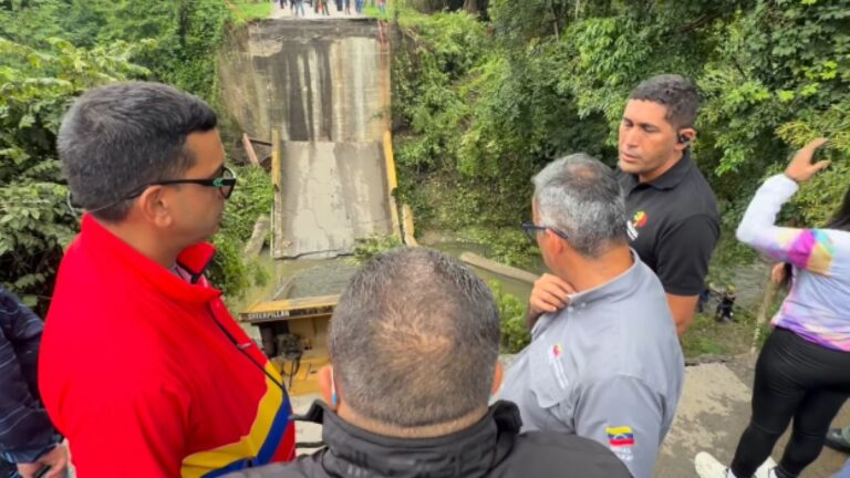 Gobierno desplegó atención inmediata entre sur de Aragua y Guárico tras colapso de puente