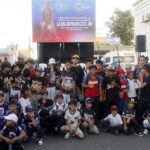 Doscientos niños de las escuelas municipales de béisbol se regocijaron al ver la primera estatua de Luis Aparicio