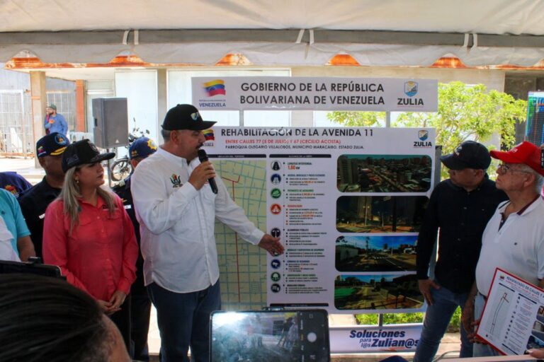 ¡Alcaldía reasfaltó calles adyacentes! Gobernador entregó rehabilitado Corredor Vial Avenida 11