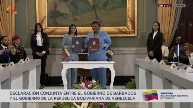 Venezuela y Barbados revisan agenda de cooperación
