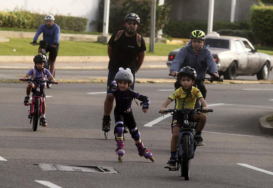 Ciclovía de Maracaibo fomenta la práctica del patinaje recreativo y competitivo