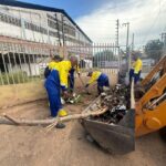 En Haticos por Abajo se realizó este domingo operativo de limpieza tras las lluvias