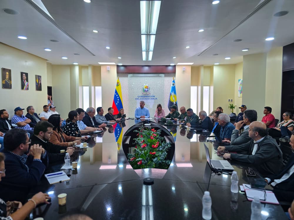 Gobernador Luis Caldera preside sesión del Consejo Regional de Economía del Zulia para impulsar el desarrollo del estado