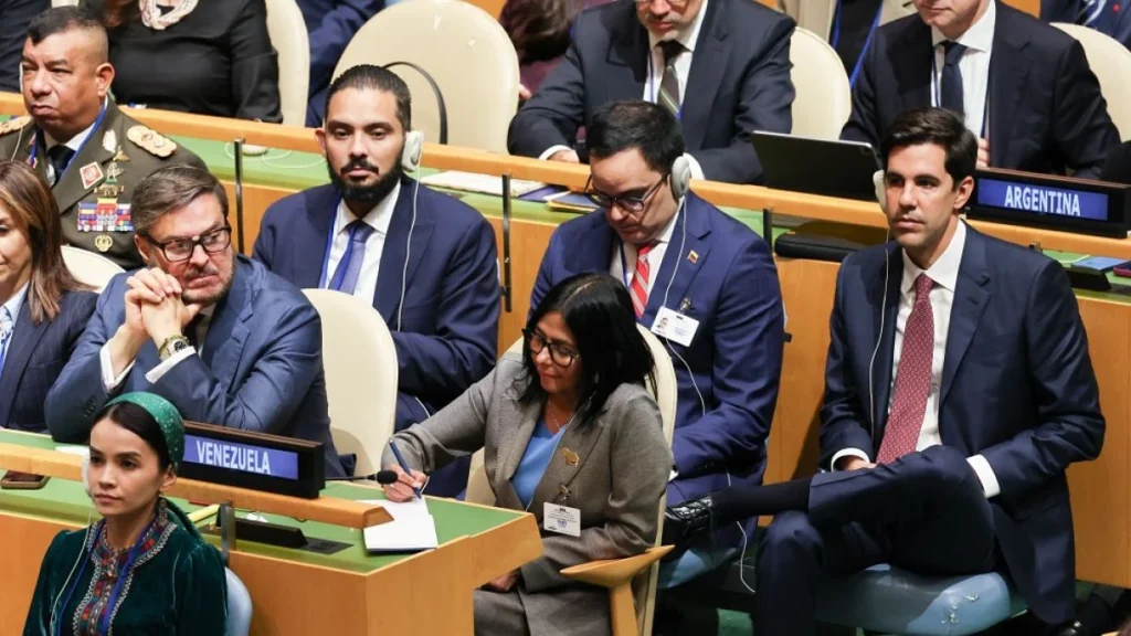 Presidenta Delcy Rodríguez presente en la apertura del segmento de alto nivel en la Asamblea General de la ONU