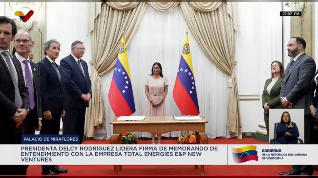 Venezuela consolida alianza estratégica con la empresa francesa Total Energies para nuevas inversiones