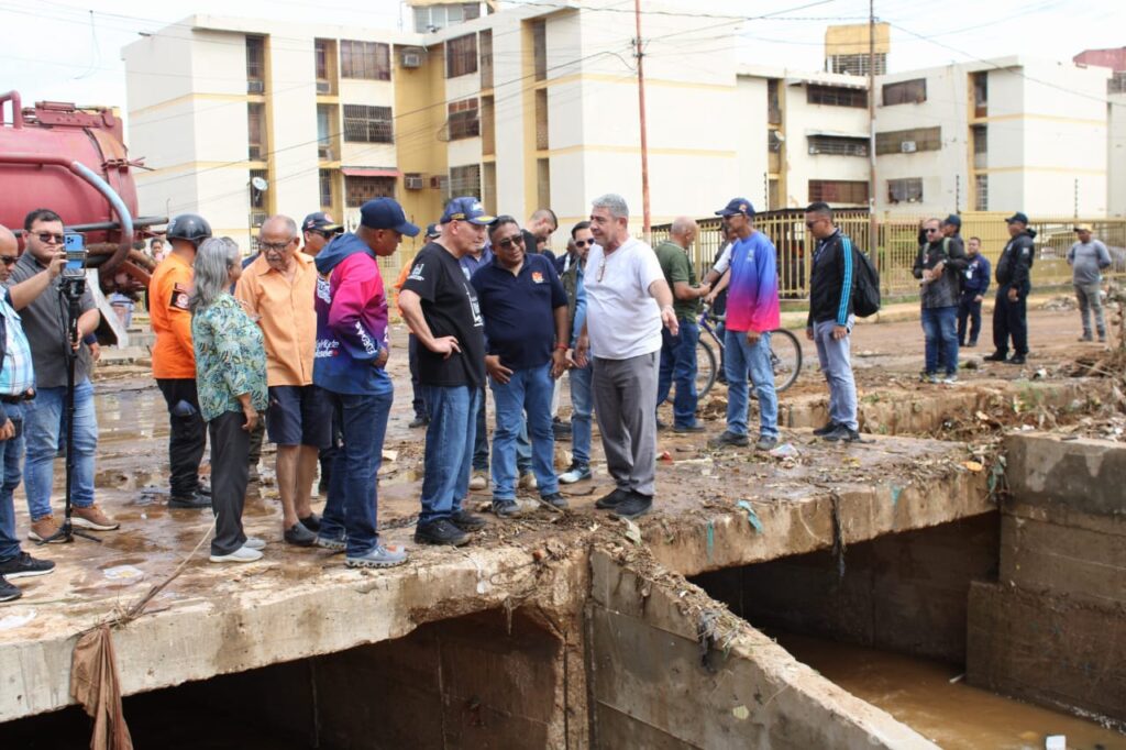 Alcalde Di Martino Se logró controlar desbordamiento de Cañada Morillo en tramo El Varillal