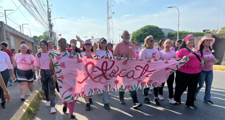 Alcaldía Bolivariana de Maracaibo realizó Caminata y Bailoterapia Rosa en Los Modines