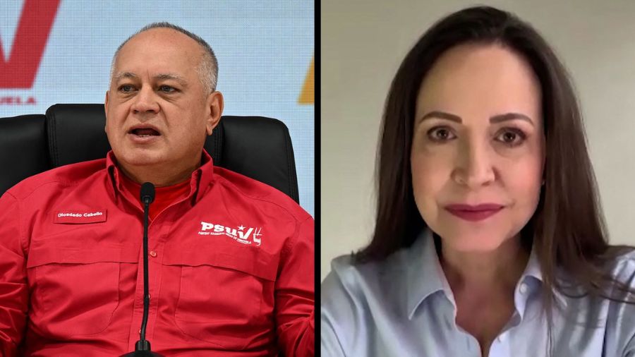 Cabello acusa a María Machado de inventar "cuentos" sobre su regreso a Venezuela