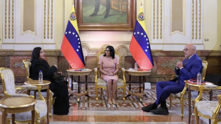 Delcy Rodríguez critica a quienes promueven tensión política
