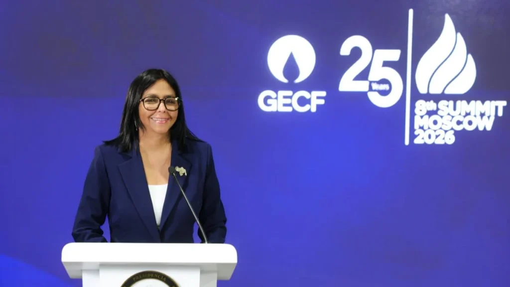 Delcy Rodríguez participa en la Octava Cumbre del Foro de Países Exportadores de Gas