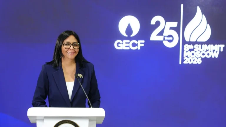 Delcy Rodríguez participa en la Octava Cumbre del Foro de Países Exportadores de Gas