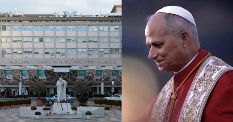 El primer mensaje del papa León XIV tras su operación