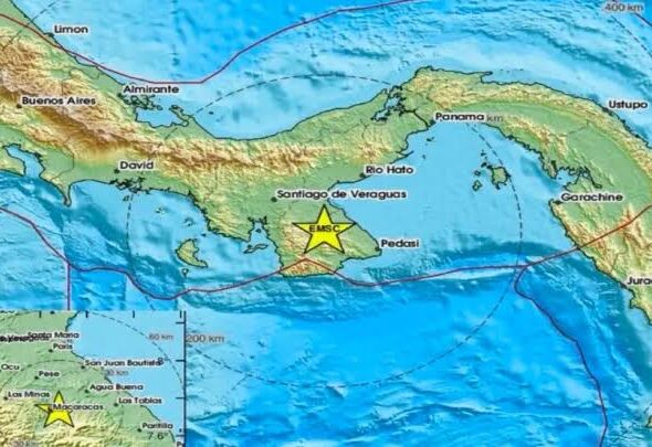 Fuerte terremoto sacude Panamá