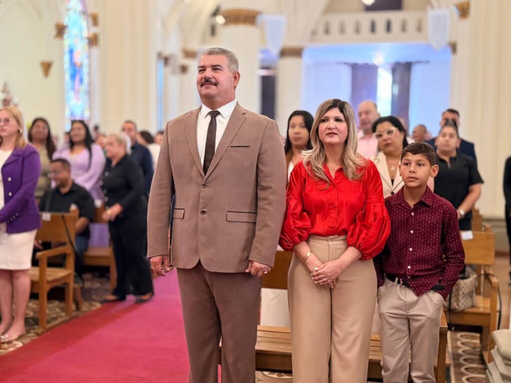 Gobernador Luis Caldera acompaña a El Moján en la solemnidad de su Patrono, San Rafael Arcángel