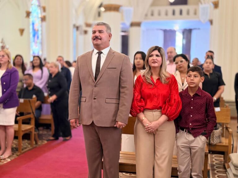 Gobernador Luis Caldera acompaña a El Moján en la solemnidad de su Patrono, San Rafael Arcángel