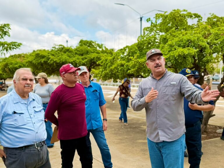 Gobernador Luis Caldera inicia la recuperación del complejo deportivo Parque El Sol, en Maracaibo