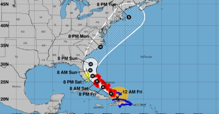 Huracán Isaías pone en alerta al noroeste de Florida y las Bahamas