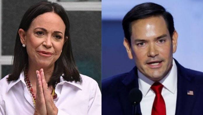 Marco Rubio niega que EEUU esté bloqueando el regreso de María Corina Machado a Venezuela
