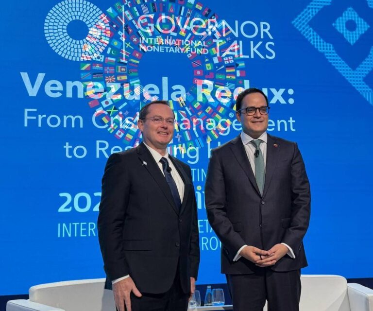 Venezuela presenta ante el FMI estrategia centrada en cuatro pilares para consolidar el crecimiento económico y fortalecer el Bolívar